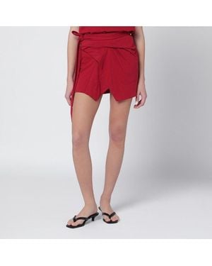 Isabel Marant Berenice Cherrycoloured Jersey Miniskirt