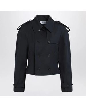 McQueen Short Double-Breasted Jacket - Blue