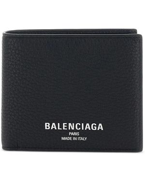 Balenciaga Logo Wallet - Black