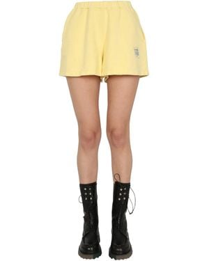 Opening Ceremony Shorts With Logo Box - Yellow
