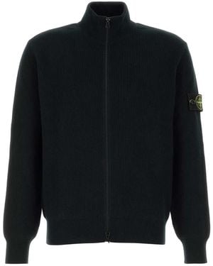 Stone Island Cardigan - Black