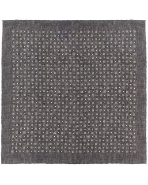 Brunello Cucinelli Silk Clutch Bag - Grey