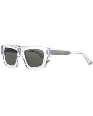 Gucci Transparent Acetate Sunglasses - White