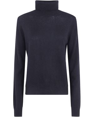 ABSOLUT CASHMERE "Themys" Turtle Neck Jumper - Blue