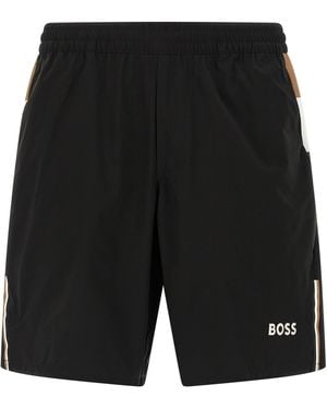 BOSS Hugo 'T-Match 9' Bermuda Shorts - Black
