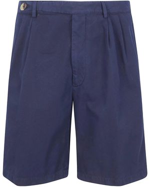 Brunello Cucinelli Bermuda Trousers - Blue