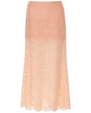 Rabanne Gonna Midi - Pink