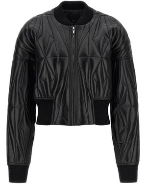 Rick Owens Moncler + 'Geocamo' Bomber Jacket - Black