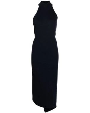 Fendi Wool Midi Dress - Blue