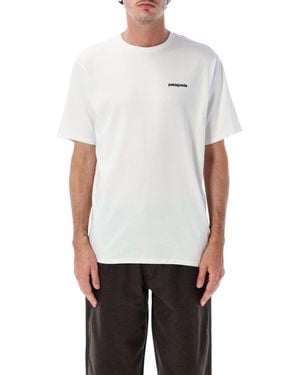 Patagonia P-6 Logo Responsibili-Tee - White