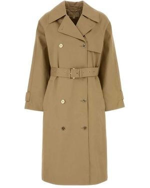 MICHAEL Michael Kors Michael By Michael Kors Db Oversize Belted Trench - Natural