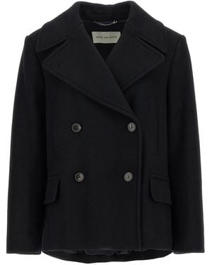 Dries Van Noten 'Vafel' Coat - Black