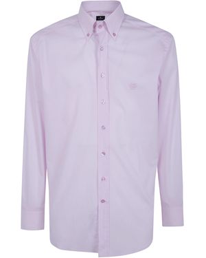 Etro Formal Cotton Shirt - Purple