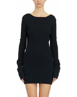 ワンピースその他 Entire Studios Mini black dress in nylon blend entire studios Black LS Minidress | REVERSIBLE