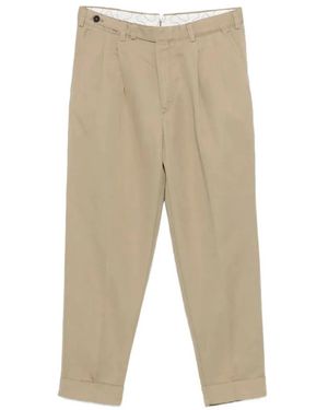 PT01 Vintage Carrot Trousers - Natural
