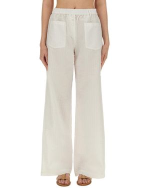 パンツ BAUM UND PFERDGARTEN Women Straight Pants 21012 PINK NOORA TROUSERS | Pink Liberty Flower