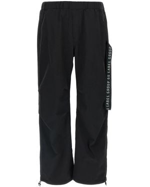44 LABEL 'Id Drawsting' Trousers - Black