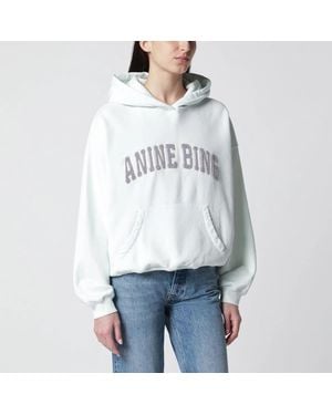 Anine Bing Harvey Hoodie Mint - White
