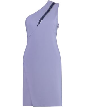 Genny One Shoulder Dress - Purple