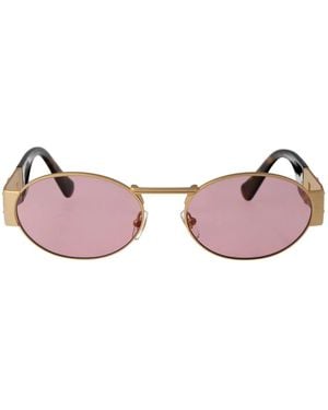 Versace Matte Metal Sunglasses - Pink
