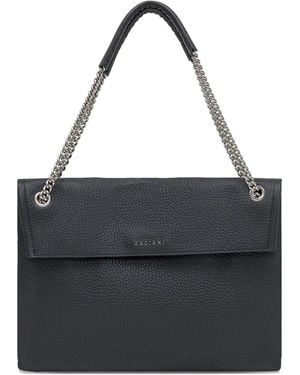 Orciani Venus Midi Shoulder Bag - Black