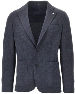 L.B.M. 1911 Active Uniform Single-Breasted Jacket - Blue