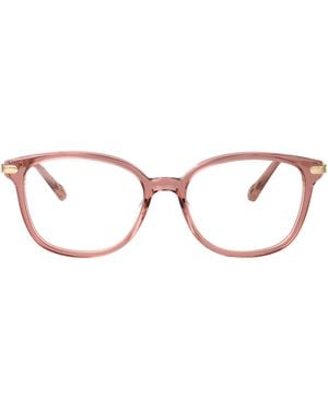Chloé Transparent Acetate Glasses - Brown