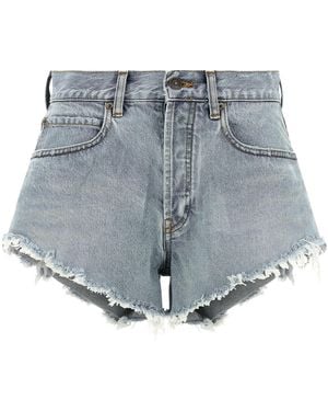 Balenciaga Denim Shorts - Blue