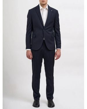 Daniele Alessandrini Single-Breasted Suit - Blue