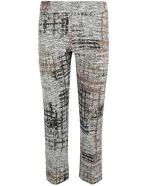 Avenue Montaigne Cotton Blend Pants - Gray