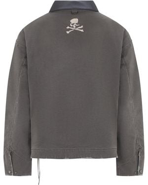Mastermind Japan Stone Washed Work Jacket - Gray