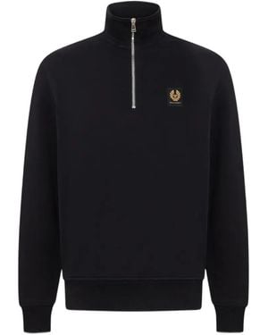 Belstaff Quarter Zip Sweatshirt - Blue