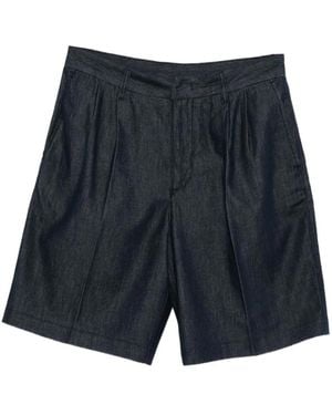 Emporio Armani Denim Bermuda Shorts - Blue