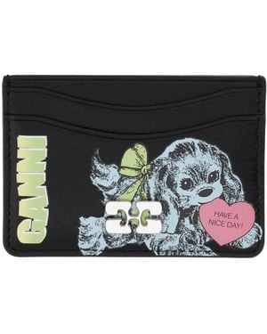 Eastpak Card Holder With Logo And Print - Pink