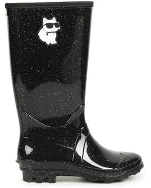 KARL LAGERFELD Rain Boots - Black