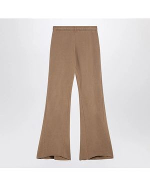 Entire studios Cotton Flared Pants - Brown