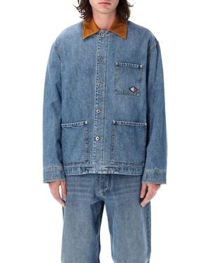 Bottega Veneta Vintage Padded Denim Jacket - Blue