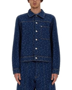 Maison Kitsuné Maison Kitsuné Denim Jacket - Blue