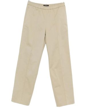 Fabiana Filippi Cotton Elastane Trousers - Natural