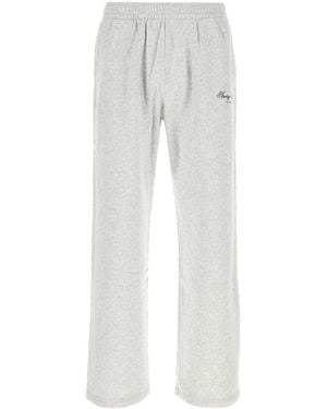 Sporty & Rich Cotton Melange Joggers - White