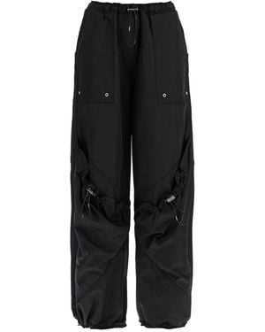 The Attico Nylon Long Pant - Black