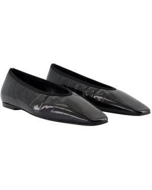 TOTEME Minimalist Ballerinas - Black