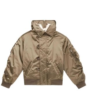 Isabel Marant Elroy Button Hooded Jacket - Natural
