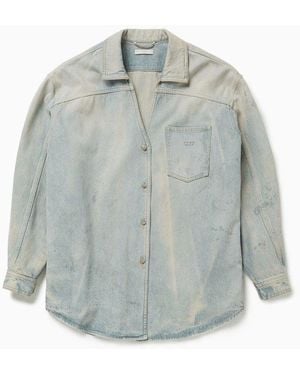 1989 STUDIO Light Denim Overshirt - Blue