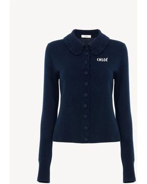Chloé Mc16 Knitwear Jacket - Blue