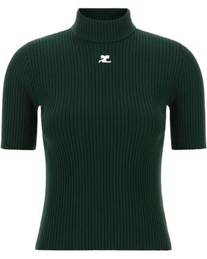 Courreges 'Reedition' Sweater - Green