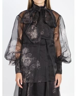 Zimmermann Hypnotic Pussybow Blouse - Black