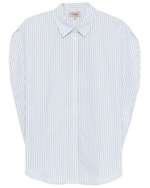 Woolrich Striped Cotton Shirt - White