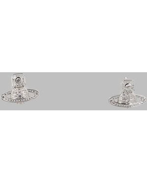 Vivienne Westwood Earrings Carmela Orb - Grey