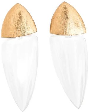 Monies "Fira" Earrings - White